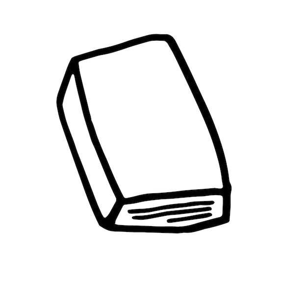 Premium Vector  Sketch of notebook vector illustration with hand