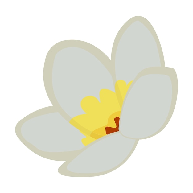 Jasmine Flower Icon Vector Illustration Design Ornamental Petal Yellow  Vector, Ornamental, Petal, Yellow PNG and Vector with Transparent  Background for Free Download