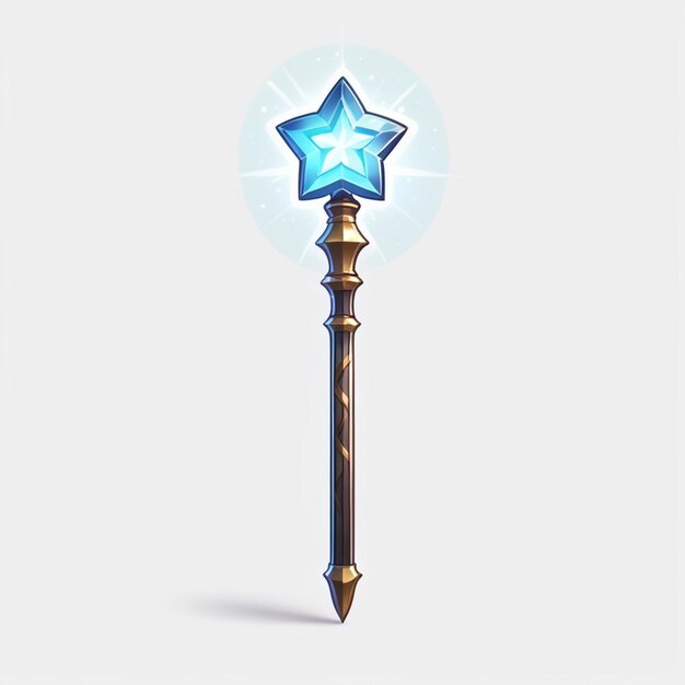 Single ui illustration of the magic staff