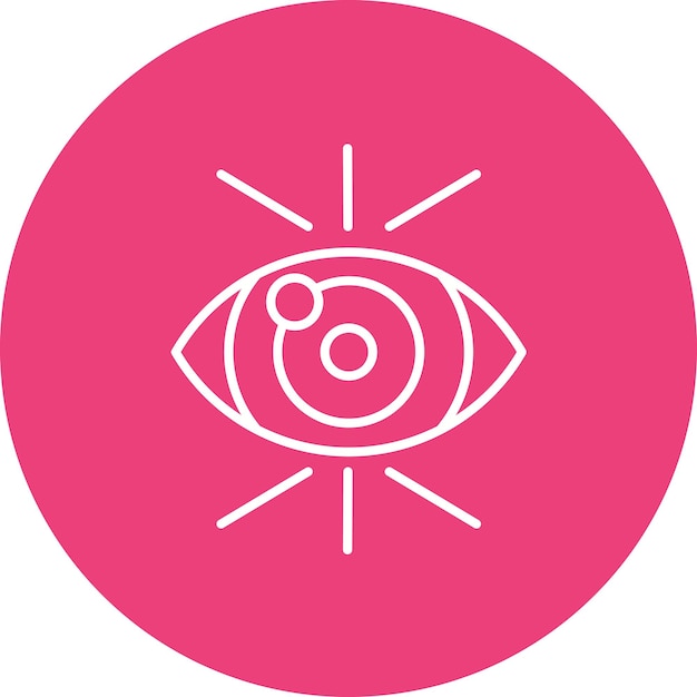 Single Vision Icon vector afbeelding Kan worden gebruikt voor Optometrist