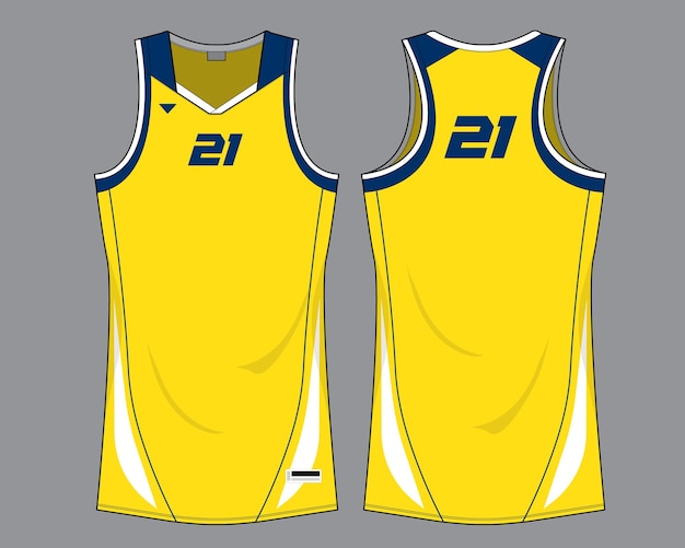 Vector singlet womens basketball jersey sports design vector template