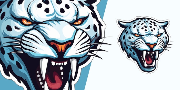 Sinister Zombie Jaguar Mascot Striking Illustration for Competitive Gaming