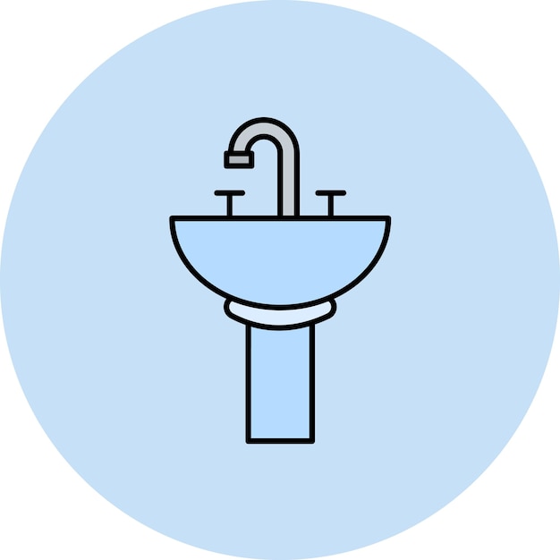 Sink icon vector image Can be used for Interior