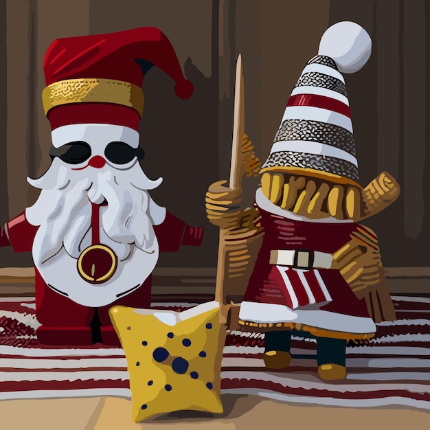 Sinterklaas and christmas ai generation