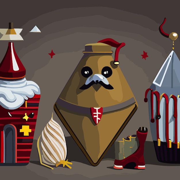 Sinterklaas and Christmas ai generation