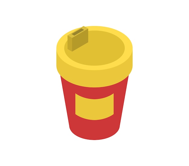 Sippy cup isometric