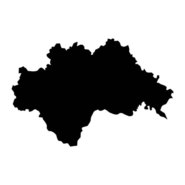 Sisak moslavina sounty kaart onderverdelingen van kroatië vector illustratie