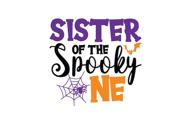 Sister Of The Spooky One Vector File