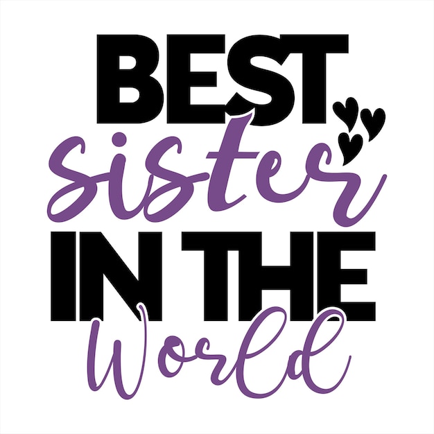 Sister SVG bundle sister design sister cut files SISTER TRETRO