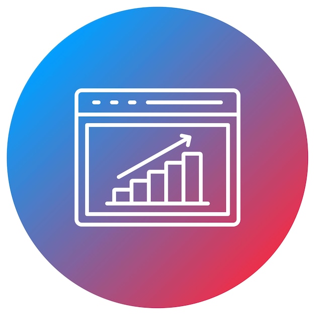 Site Statistics icon vector image Can be used for Internet Marketing Service