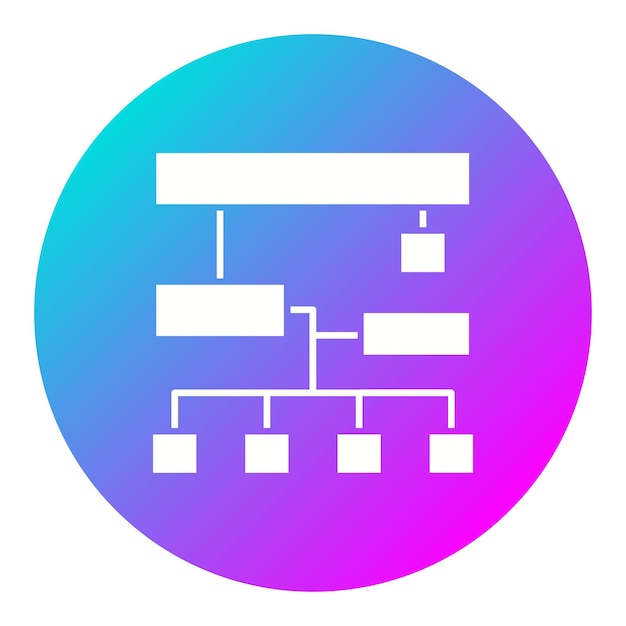 Vector sitemap vector icon can be used for seo and sem iconset