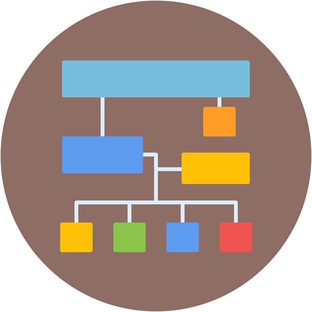 Sitemap Vector Illustration Style