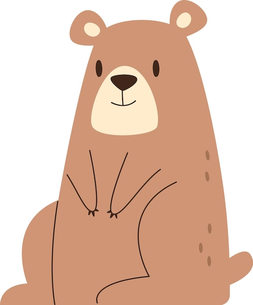 Sitting Bear Animal