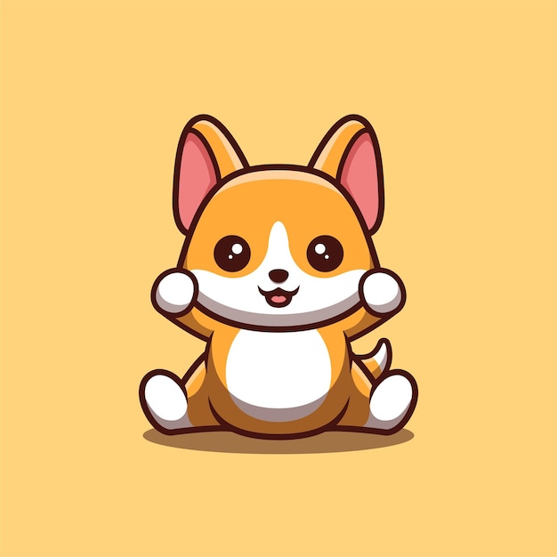 Sitting Shiba Inu