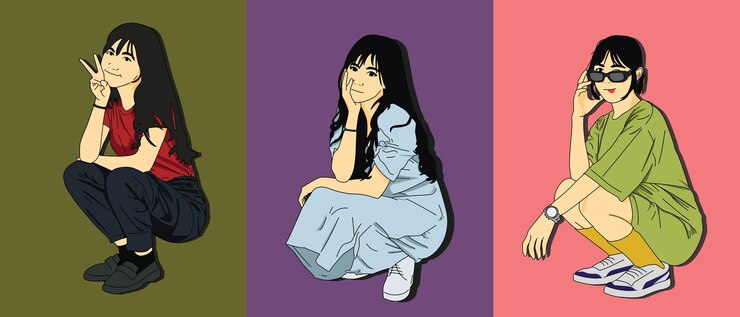 シッティングガール