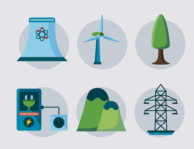 Six clean energy elements