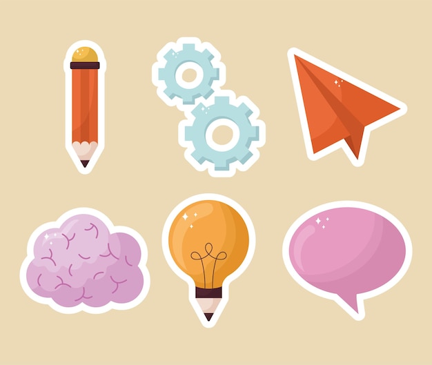 Six creative ideas items