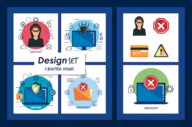 Six designs of cyber security