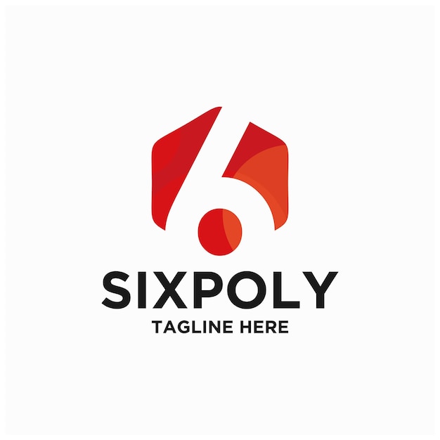 Six polygon logo