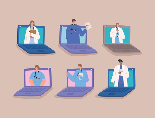 Six virtual doctors