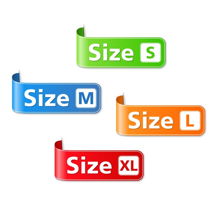 Vector size labels