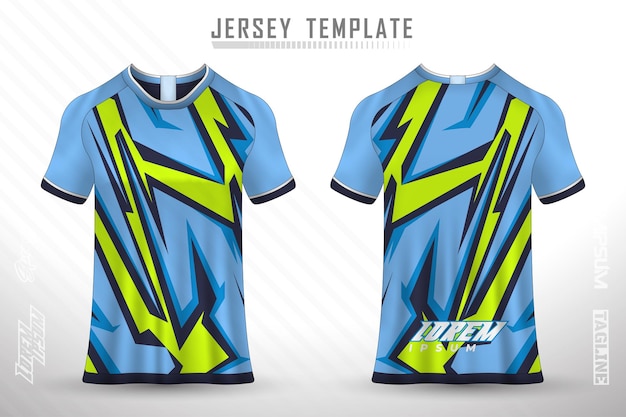 Sjabloon jersey sport