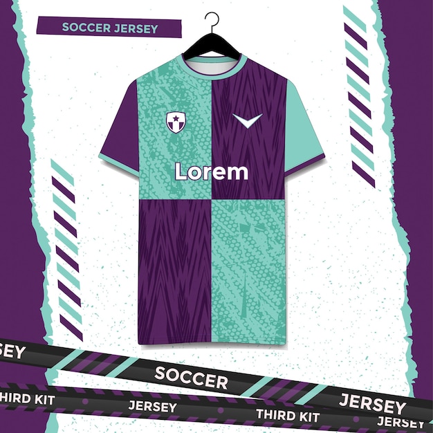 Sjabloon voetbalshirt - Sportshirt