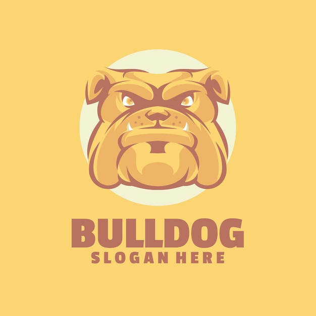 sjabloon voor bulldog-logo