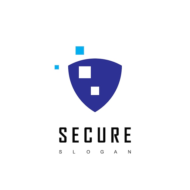 Sjabloon voor cyber secure-logo