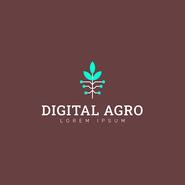 Sjabloon voor digitaal Agro-logo