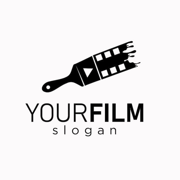 Sjabloon voor filmverf-logo