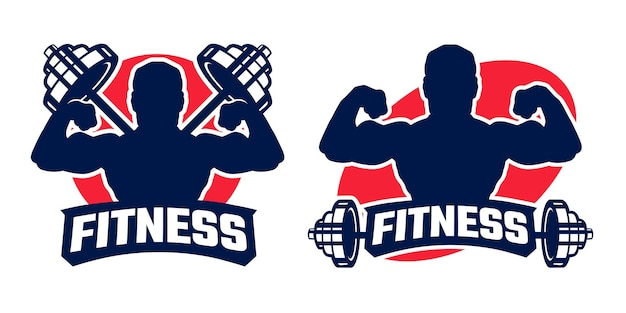 Sjabloon voor fitness-logo