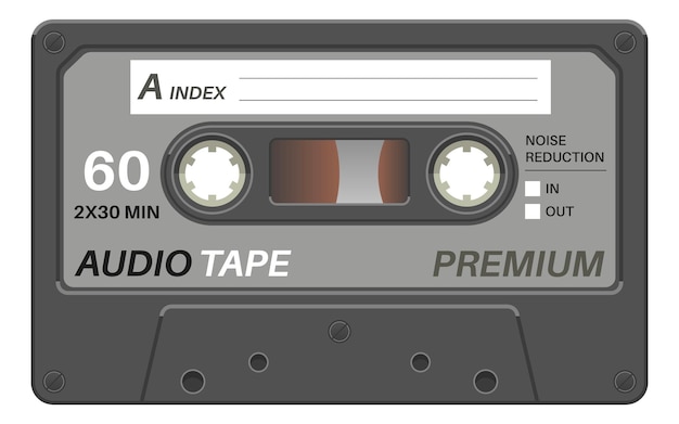 Sjabloon voor geluidsband Stereo geluidsopnamemix