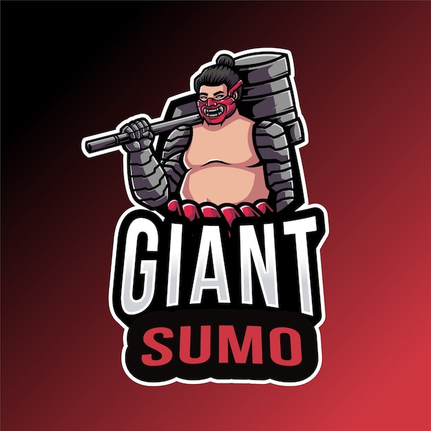 Sjabloon voor gigantische Sumo Esport-logo