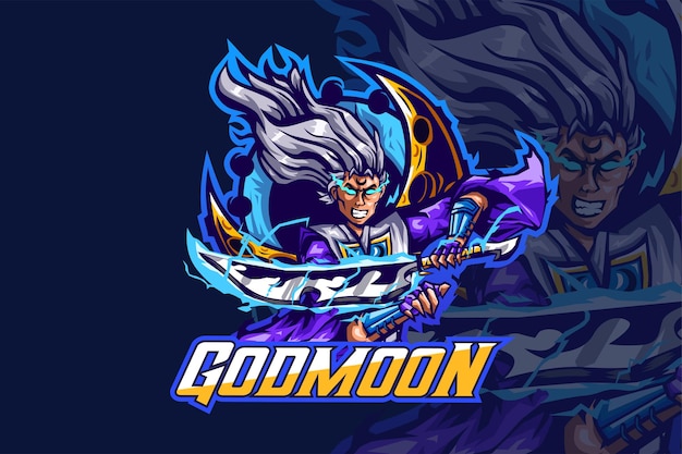 Sjabloon voor GodMoon Esport-logo