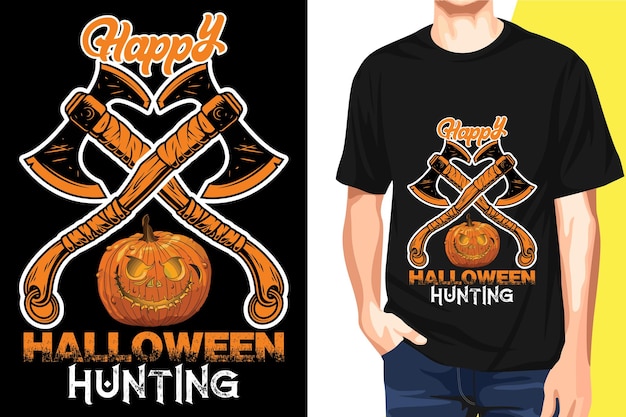 Sjabloon voor halloween speciaal t-shirt