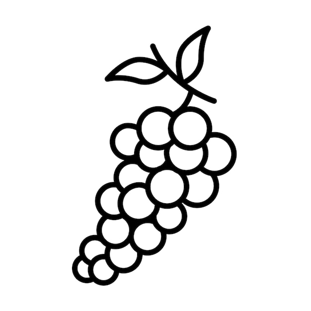 sjabloon voor het logo van free vector grapes