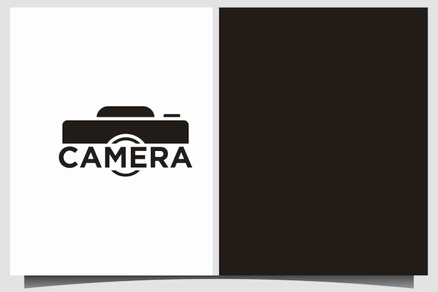 Vector sjabloon voor het ontwerpen van het logo van de camera