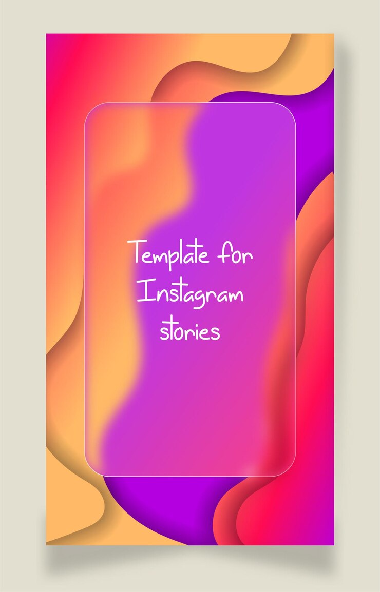 Sjabloon voor Instagram-verhalen met volume en verloop