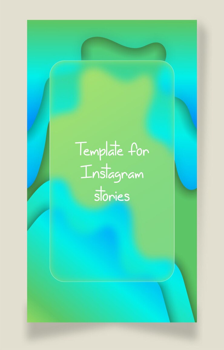 Sjabloon voor Instagram-verhalen met volume en verloop