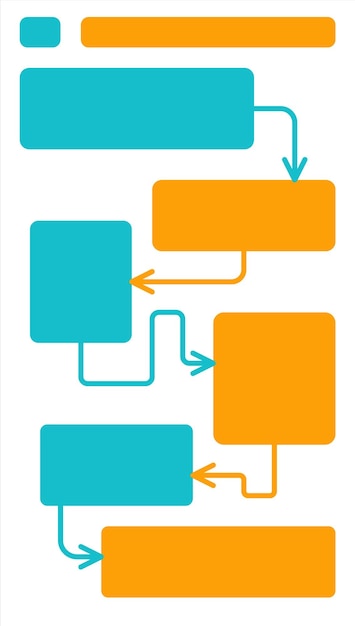 Sjabloon voor instructie of proces infographic Vector illustraion geïsoleerd op een witte achtergrond