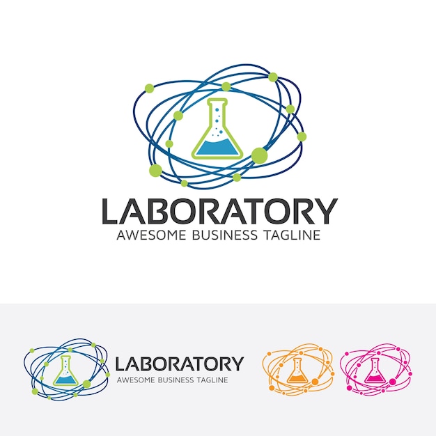 Sjabloon voor laboratoriumlogo