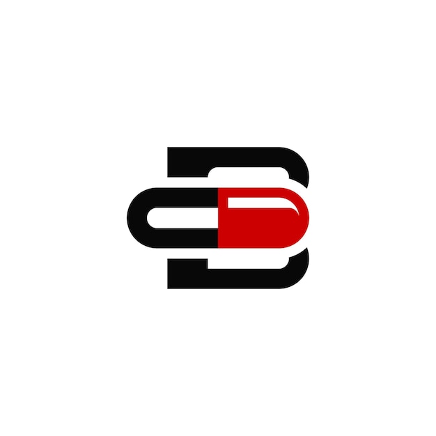 Sjabloon voor Letter E-capsule-logo