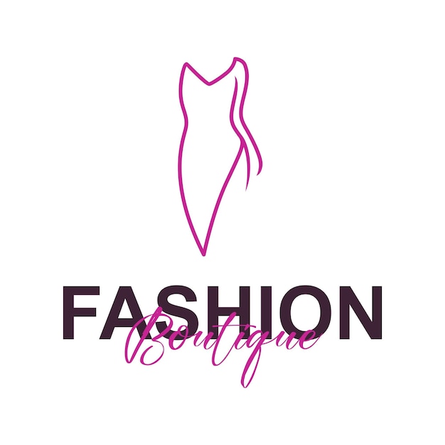 Sjabloon voor luxe boutique mode-logo