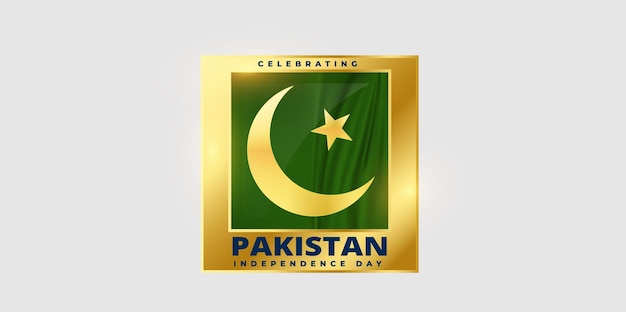 Sjabloon voor onafhankelijkheidsdag van Pakistan