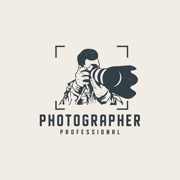 Sjabloon voor professioneel logo van fotograaf