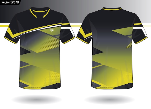 Sjabloon voor sport-jersey voor teamuniformen