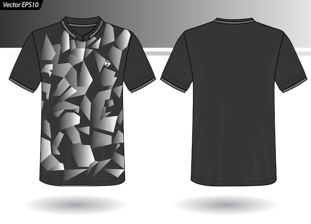 Vector sjabloon voor sport-jersey voor teamuniformen