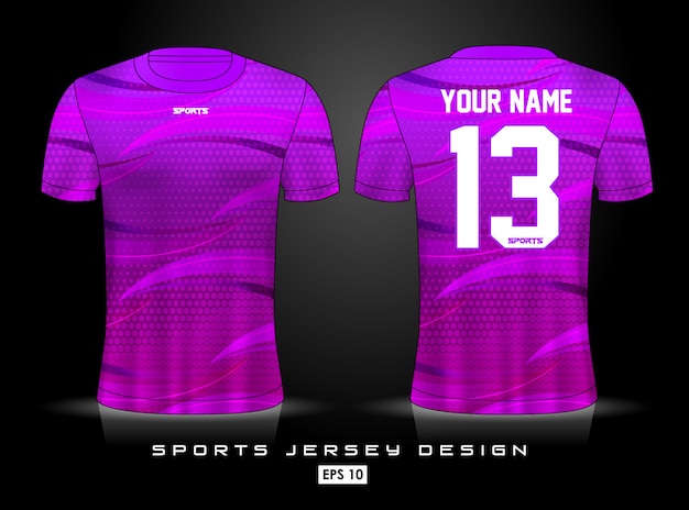 Sjabloon voor sport-jersey