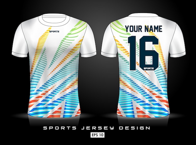 Vector sjabloon voor sport-jersey